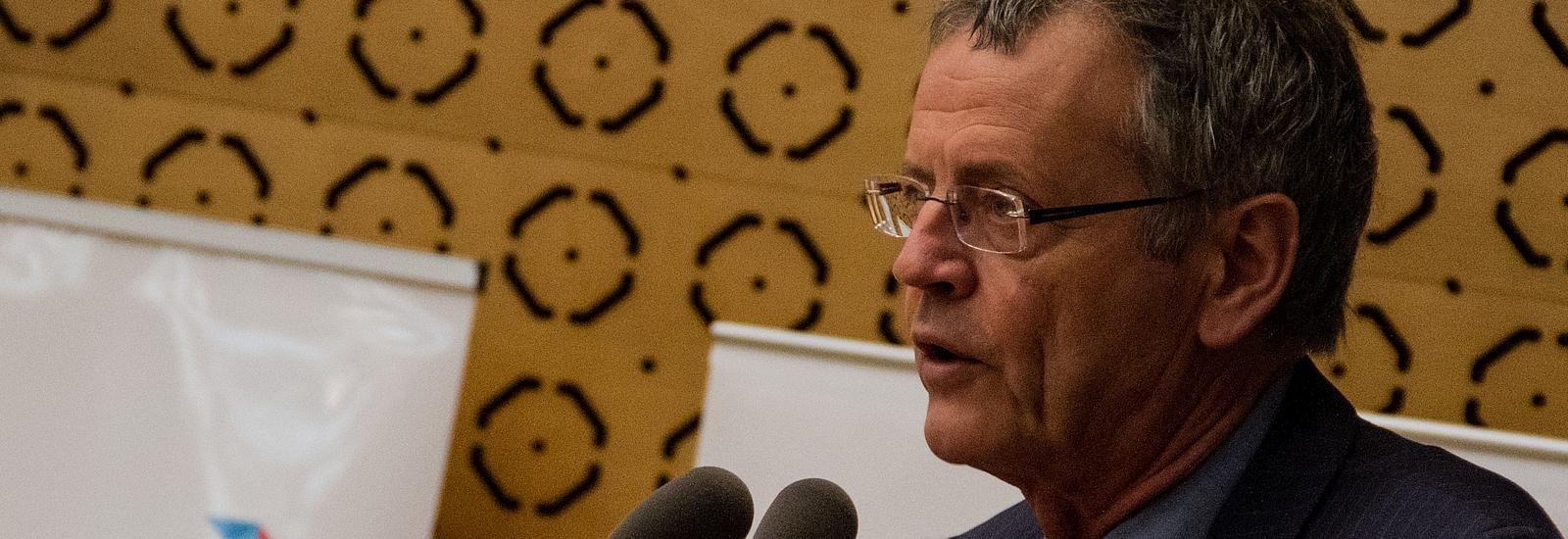 ©Guillaume Mougin Pascal Boniface, directeur de l'IRIS (Institut de relations internationales et stratégiques)