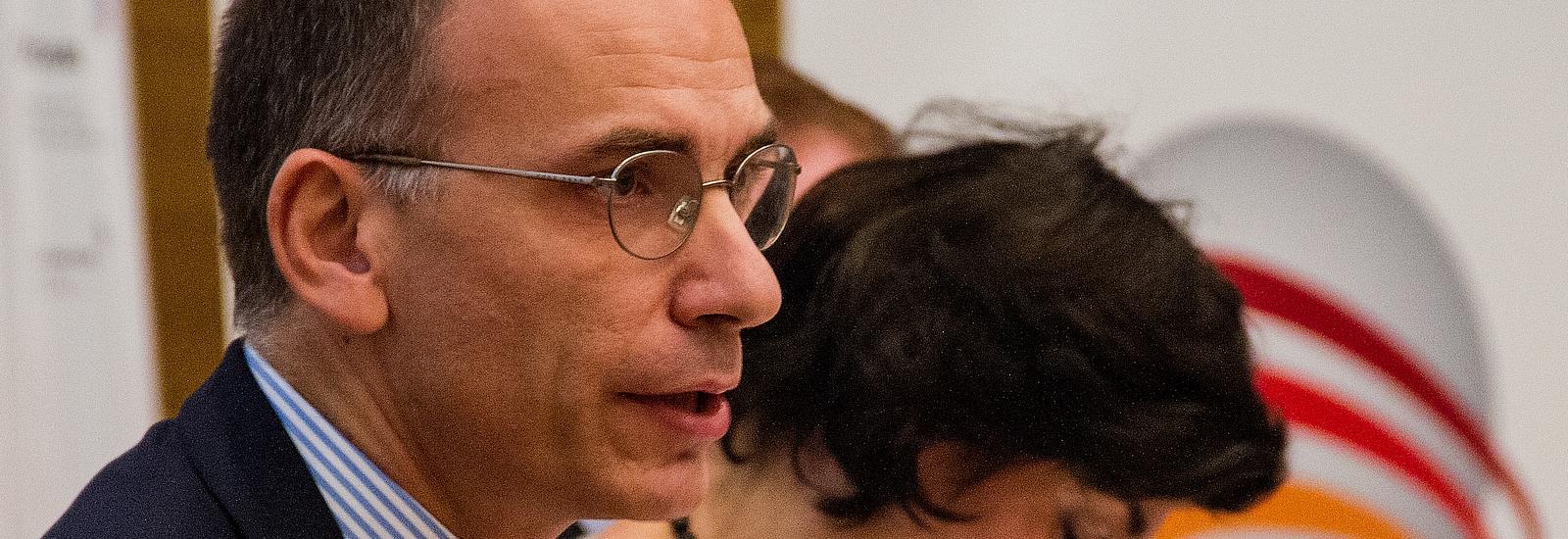 ©Guillaume Mougin Enrico Letta, ancien président du Conseil des ministres italien, doyen de l’École des affaires internationales de Sciences-Po (PSIA)