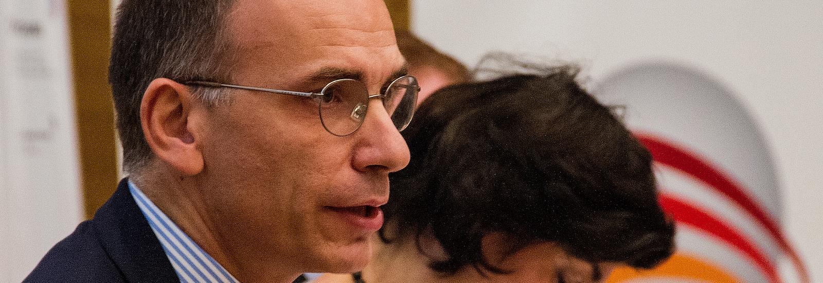 Enrico Letta, ancien président du Conseil des ministres italien, doyen de l’École des affaires internationales de Sciences-Po (PSIA)