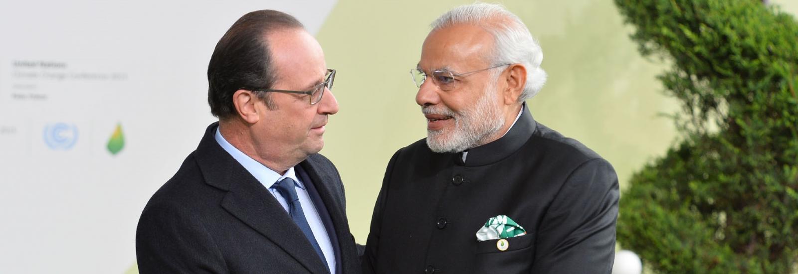 L’Inde a ratifié l’accord de Paris, adopté lors de la COP21, en décembre 2015.© Narendra Modi © Narendra Modi