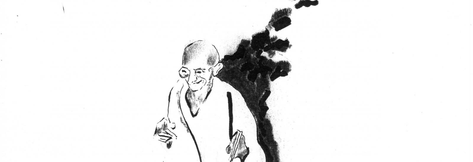 Gandhi, père de la nation, a mené un combat non violent en faveur de l’indépendance de l’Inde. © Randy Howze © Randy Howze