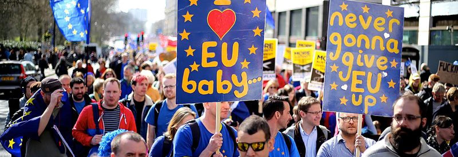 Le Royaume-Uni n’a pas le choix : il doit aller au bout du processus du Brexit. © Ilovetheeu © Ilovetheeu