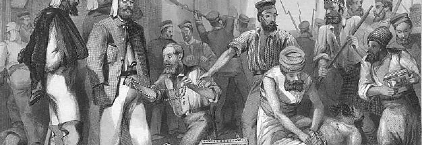 Les Britanniques ont décidé, en 1857, après la révolte de Cipayes, de ne plus légiférer dans les domaines de la famille et de la religion. © Legaleagle86 at English Wikipedia