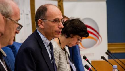 Enrico Letta, ancien président du Conseil des ministres italien, doyen de l’École des affaires internationales de Sciences-Po (PSIA)